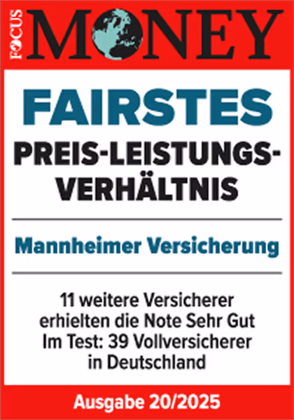 Focus Money Auszeichnung 2024: Fairstes Preis-Leistungs-Verhältnis