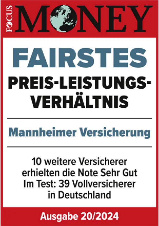 Focus Money Auszeichnung 2024: Fairstes Preis-Leistungs-Verhältnis
